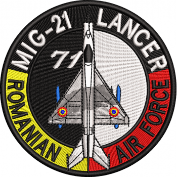 EMBLEMA - MIG 21 LANCER Romanian Air Force